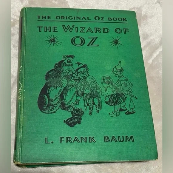 Rare Vintage 1903 Collectible “The New Wizard Of Oz” book with dust cover - Picture 5 of 12